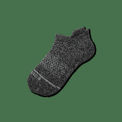 Men's Merino Wool Blend Ankle Socks - Charcoal - Medium - Bombas