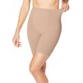 Plus Size Women's Invisible Shaper Light Control Long Leg Shaper by Secret Solutions in Nude (Size 22/24)