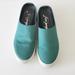 Free People Shoes | Free People Wynwood Slide Sneaker Sz 38 | Color: Green | Size: 38eu