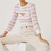 Anthropologie Tops | Anthropologie Striped Shrug & Tank Set Nwt | Color: Pink/Purple/Tan/White | Size: L