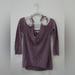 American Eagle Outfitters Sweaters | American Eagle Purple Open Shoulder Knit Sweater - Large | Color: Purple | Size: L