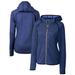 Women's Cutter & Buck Heather Royal Florida Gators Swinging Gator Mainsail Sweater-Knit Full-Zip Hoodie