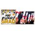 White Alabama State Hornets 5" x 10.5" Proud Grad Floating Frame