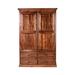 Loon Peak® Hoskins Armoire Wood in Brown/Red | 72 H x 48 W x 21 D in | Wayfair D8080E417CB642558F23A5B66A043E0E