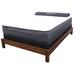 Red Barrel Studio® Pedestal Bed in Gray | 18 H x 57 W x 87 D in | Wayfair C7F5AE1E469A4A888F4D2C9B501EC242