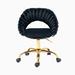 Everly Quinn Quadry Genuine Leather Task Chair Upholstered | 32.48 H x 22.44 W x 21.65 D in | Wayfair A71C9FFD33A747599402C4B7BE7271DD