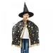 Kids Halloween Costumes Cloak with Hat Children Halloween Costume Kids Cosplay Party Accessories for 3-12 Years