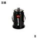 Car Charger Mini Dual Usb 12v Lighter Socket Adapter Plug Fast Charging Twin Usb Z4H5