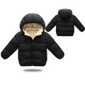 Aayomet Coat For Kids Boys Waterproof Ski Jacket Warm Winter Snow Coat Windproof Snowboarding Rain Jacket Black 18-24 Months