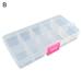 SANWOOD Jewelry Part Box 10 Grids Transparent Beads Screws Bit Parts Jewelry Holder Tool Case Storage Box