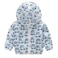 Aayomet Coat For Boys and Toddlers Light-Weight Water-Resistant Packable Puffer Jacket White 3 Years