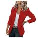 Dtydtpe Clearance Sales Shacket Jacket Women Jackets Open Work Blazers Coat Casual Sleeve Front Long Office Coat Womens Long Sleeve Tops Winter Coats for Women