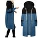 wendunide coats for women Women s Warm Zipper Open Hoodies Sweatshirt Long Coat Jacket Top Outwear Womens Fleece Jackets Blue M