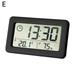 LCD Digital Temperature Humidity Meter Clock Home Thermometer NE Hygrometer U1V0