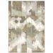 HomeRoots 508543 6 x 9 ft. Sage Gray & Brown Abstract Power Loom Stain Resistant Rectangle Area Rug