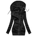 Dtydtpe Clearance Sales Shacket Jacket Women Solid Stitching Drawstring Hooded Slim Jacket Coat Outwear Womens Long Sleeve Tops Winter Coats for Women