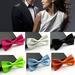 Naierhg Men Classic Solid Color Bowtie Necktie Tuxedo Wedding Party Adjustable