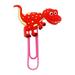 YUEHAO Office and Craft and Stationery 3D Stereo Kawaii Cartoon Lovely Animal Bookmark Wacky Bookmark Student Gift Stereo Bookmark Funny Orange