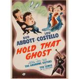Hold That Ghost Us Poster Art Bud Abbott Lou Costello The Andrews Sisters Ted Lewis 1941 Movie Poster Masterprint (11 x 17)