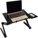 Portable Laptop Computer Desk Adjustable Vented Laptop Table Portable Bed Tray Book Stand