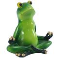 Royallove Frogs Figurines Yoga Decor Mini Meditating Frogs Garden Sculpture Outdoor For Porch Yard Cute Frogs Yoga Statues Collectibles Indoor Decorations