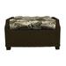 RSH Dcor Indoor Outdoor Single Tufted Ottoman Replacement Cushion **Cushion Only** 21 x 17 Cabrillo Falcon Grey