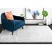 Mark&Day Area Rugs 2x7 Pierre Modern White Runner Area Rug (2 7 x 7 3 )