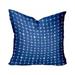HomeRoots 410183 22 x 4 x 22 in. Blue & White Zippered Gingham Throw Indoor & Outdoor Pillow