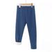 ZIZOCWA Boys Cargo Pants Girl Clothes Kids Toddler Girls Boys Solid Color Ribbed Spring Winter Long Pants Warm Thick Trousers Clothes Dark Blue Dark Blue110