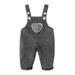 ZIZOCWA Baby Boy Clothes 3-6 Months Rompers Pants for Boy Children Toddler Kids Baby Boys Girls Denim Patchwork Overalls Suspender Pants Outfits Cloth Black90