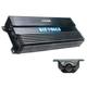 Hifonics Alpha A2000.1D 2000 Watt Class-D Compact Car Audio Mono Sub Amplifier Bundle