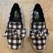 Michael Kors Shoes | Michael Kors Plaid Slip On Shoes!!! | Color: Black/White | Size: 6