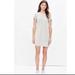 Madewell Dresses | Madewell Button Back Grey/Cream Striped Dress | Color: Cream/Gray | Size: S