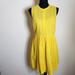 J. Crew Dresses | J. By J. Crew Eyelet Sleeveless Hidden Button Front Fit And Flare Dress | Color: Yellow | Size: 6