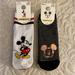 Disney Accessories | Disney Mickey Mouse Socks | Color: Black/Red | Size: Os