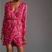 Anthropologie Dresses | Anthropologie Maeve Wrap Mini Dress Size Xxs Nwt | Color: Pink | Size: Xxs
