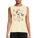 Disney Tops | Mickey Mouse Juniors Open Back Tank Top - Nwt! | Color: Black/Yellow | Size: Various