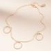 Anthropologie Jewelry | Anthropologie Selene Ankle Bracelet | Color: Gold | Size: Os