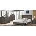 F&L Homes Studio Lauriccaci Queen Platform 5 Piece Bedroom Set Metal in Brown/Gray | 49 H in | Wayfair 95785491234Q