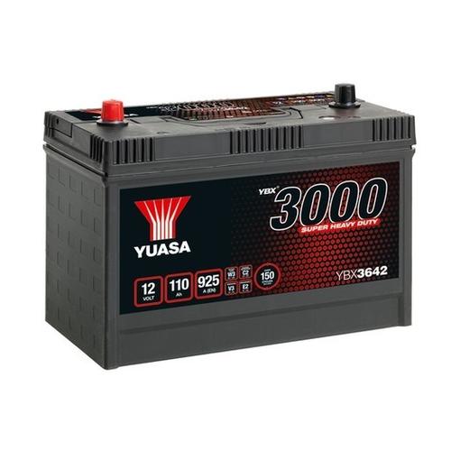 YUASA Autobatterie, Starterbatterie 12V 110Ah 925A L