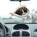 amousa Home Car Rearview Mirror Double-sided Bird Backpack Decoration Charm