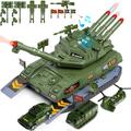 Flooyes Tank Army Toy Sets for Boys Ages 3 4 5 6 7 8+ Years Military Tank Vehicle Playsets with Realistic Light and Sound 3 Pack Mini Alloy Army Vehicles Christmas Gift for Kids Boys 3-8 Years Old.