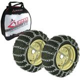 The ROP Shop | 2 Link Tire Chain & Tensioners Pair for MaxTrac UTV with 25x12x12 ATV Tires