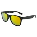 AlterImage Jive Sports Retro Sunglasses for Men or Women Black Frame w/Silver Metal Accent & G-Tech Red Lenses