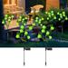 2023 Summer Savings! WJSXC Solar Light Garden Clearance Yard Decoration Lights-Solar Green Light Tree Lights Garden Decoration Solar Tree Lights Pear Branch Meadow Lightsï¼ˆ2pcï¼‰ Green