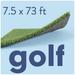 AllGreen Golf 7.5 x 73 FT Artificial Grass for Golf Putts Indoor/Outdoor Area Rug