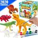 Kids Crafts and Arts Set Painting Kit - Dinosaurs Toys Art and Craft Supplies Party Favors for Boys Girls Age 4 5 6 7 Years Old Kid Creativity DIY Gift Easter Paint Your Own Dinosaur Animal Set