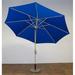 Shade Trends UM11-MA-102 11 ft. x 8 Premium Market Umbrella-Maple Frame-Pacific Blue Canopy
