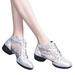 wofedyo Shoes For Women Ladies Casual Comfortable Dance Shoes For Womens Latin Dance Shoes Heeled Ballroom Salsa Tango Party Sequin Dance Shoes Running Shoes Womens