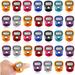 32 Pieces Finger Tally Counter 5 Digit Display Counter Clicker Resettable Lap Counter Handheld Number Click Counter Electronic Finger Counter Hand Tally Counter with Ring for Golf 8 Colors